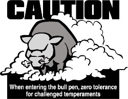 Caution: Herd Bull