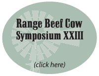 Range Beef Cow Symposium