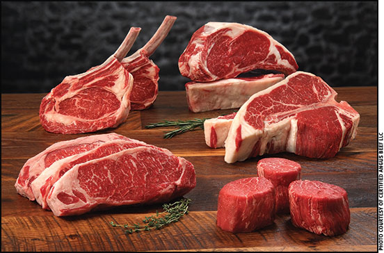 Prime cuts of beef
